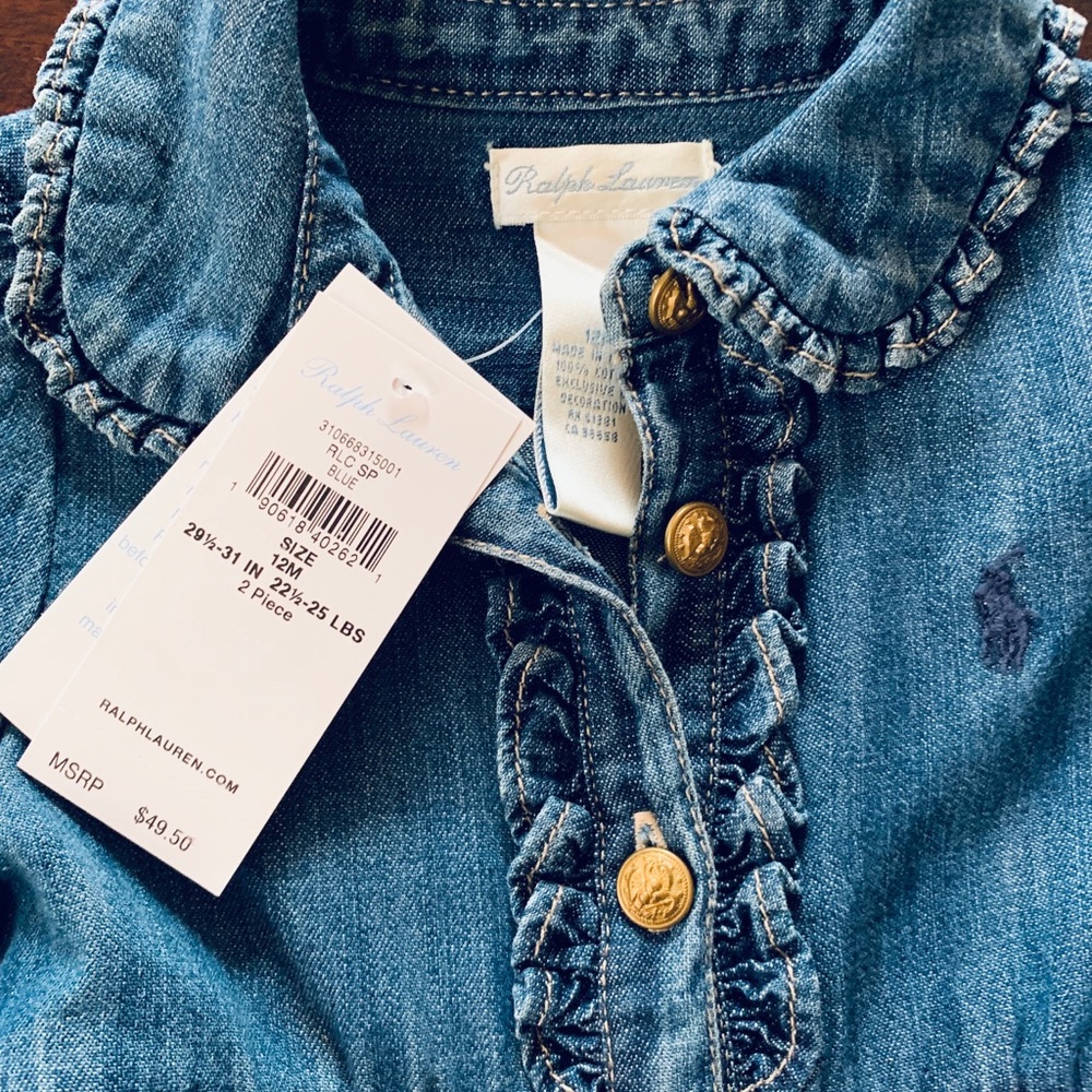 Ralph Lauren Denim Dress - Picture 4 of 5